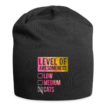 Chat Chat Chat Chat - Bonnet en jersey - noir - Devant