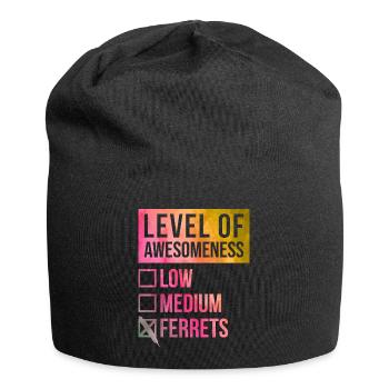 Ferret Ferret Ferret - Jersey Beanie - black - Front