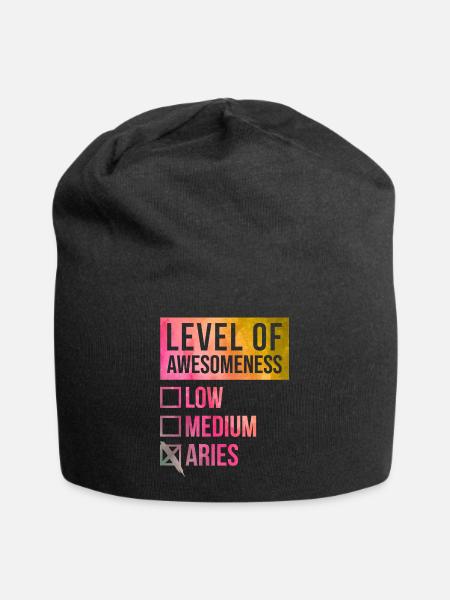 Widder Widder Widder - Jersey-Beanie - Schwarz