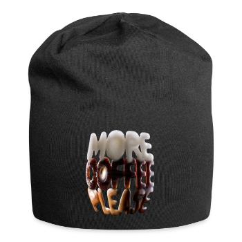 More Coffee Please - Jersey Beanie - black - Front
