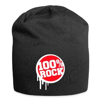 100% Percent Musique Rock Timbre Graffiti Drops - Bonnet en jersey - noir - Devant