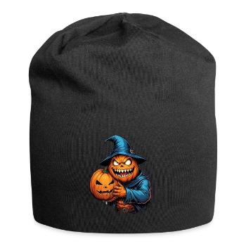 Halloween - Kürbis Grusel zur Walpurgisnacht - Jersey-Beanie - Schwarz - Vorne