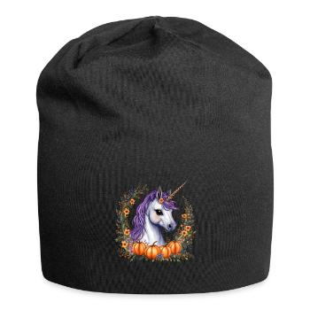 halloween pony - Jersey Beanie - black - Front