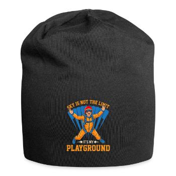Sky is not the limit, it's my playground - Jersey Beanie - black - Front