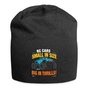 RC cars: Small in size, big in thrills! - Jersey Beanie - black - Front