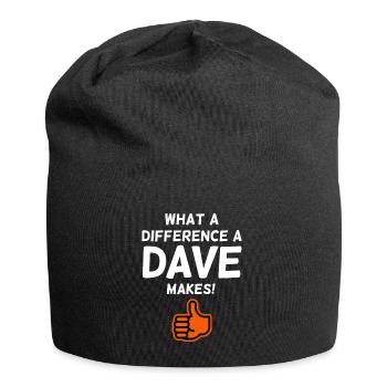 Dave - Bonnet en jersey - noir - Devant