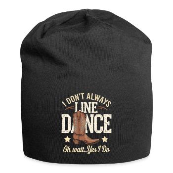 Rythme et humour combinés - Bonnet en jersey - noir - Devant