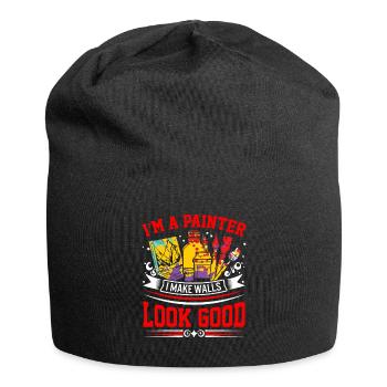 I’m a painter - I make walls look good! - Jersey Beanie - black - Front