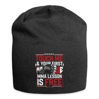For real martial artists - Jersey Beanie - black - Front