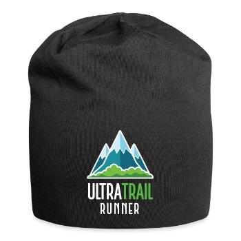 Coureur d’ultra-trail - Bonnet en jersey - noir - Devant