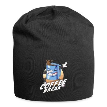 Wild Dabbing Coffee Mug Morning Coffee Break - Jersey Beanie - black - Front