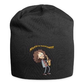 Funny cartoon - Jersey-Beanie - Schwarz - Vorne