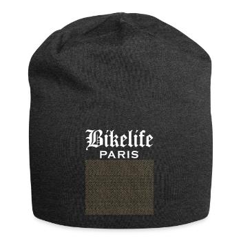 TheRealBikelife Paris Monogramme - Bonnet en jersey - charbon - Devant