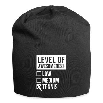 Tennis Tennis Tennis - Jersey-Beanie - Schwarz - Vorne