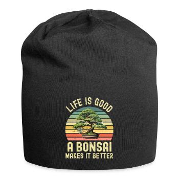 Bonsaï - Bonnet en jersey - noir - Devant