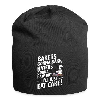 Bakers gonna bake, haters gonna hate – but I’ll ju - Jersey Beanie - black - Front