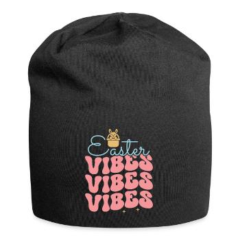 Ostern - Jersey-Beanie - Schwarz - Vorne