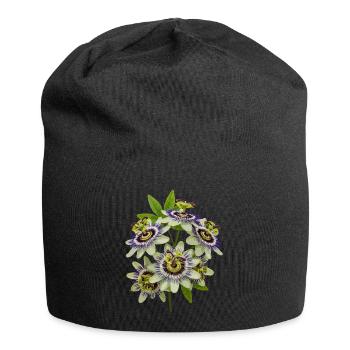 Passionflower - Jersey Beanie - black - Front