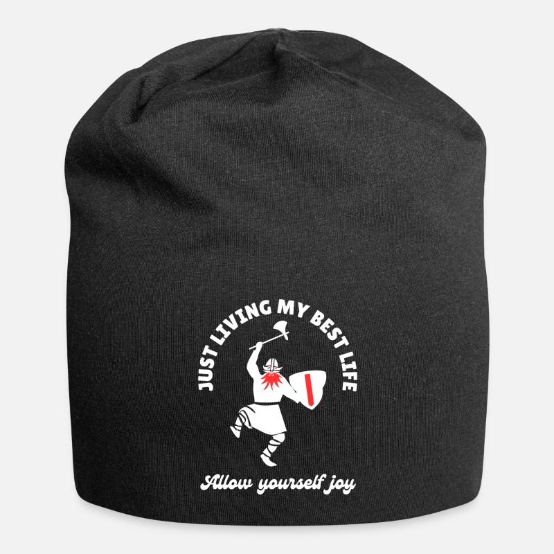 Enjoy - Jersey Beanie - black