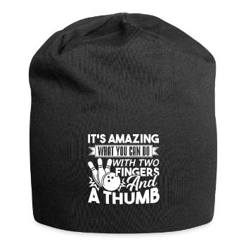 Bowling Is Amazing - Jersey Beanie - black - Front