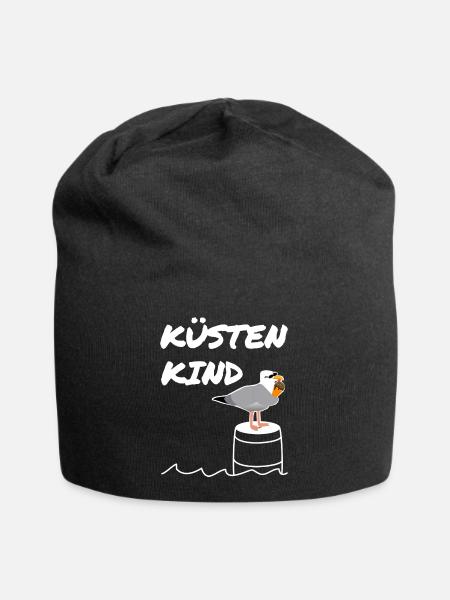 Kuesten Kind - Jersey-Beanie - Schwarz