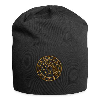 Femme Céleste Conception du Zodiaque - Bonnet en jersey - noir - Devant