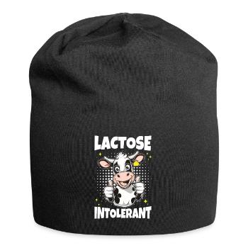 Vache laitière intolérante au lactose - Bonnet en jersey - noir - Devant