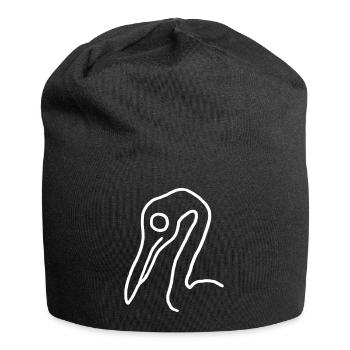 Bird - Vector - Jersey Beanie - black - Front