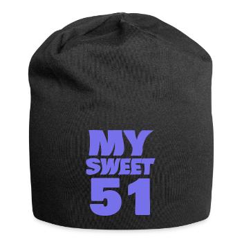 Sweet 51 - Jersey Beanie - black - Front