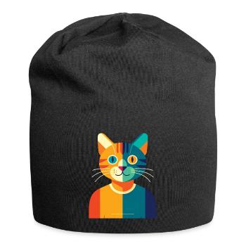 CAT MULTICOLORE – Baby & Kinder - Jersey-Beanie - Schwarz - Vorne