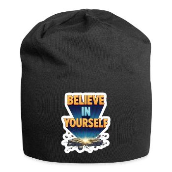 Believe In Yourself Power Burst - Jersey Beanie - black - Front