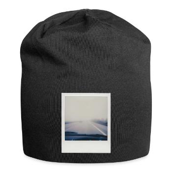 Neblige Autobahn - Jersey-Beanie - Schwarz - Vorne