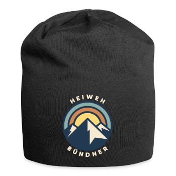 Heiweh Grisons - Bonnet en jersey - noir - Devant