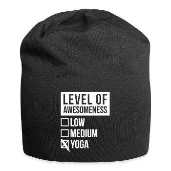 Yoga Yoga Yoga - Jersey Beanie - black - Front