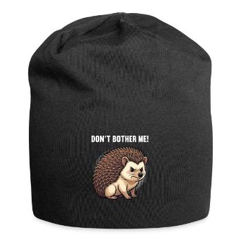 Don't Bother Me Igel Igelliebhaber Igelfan Stachel - Jersey-Beanie - Schwarz - Vorne