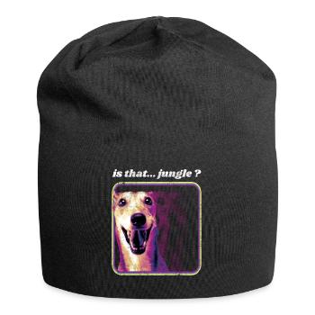 Ist das Jungle – Funny Dog Jungle Dnb - Jersey-Beanie - Schwarz - Vorne