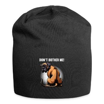 Ne me dérange pas Grand Dogue Grand Dogue Grand Dogue - Bonnet en jersey - noir - Devant