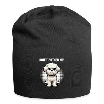 Don't Bother Me Malteser Maltese Owner Maltese - Jersey Beanie - black - Front