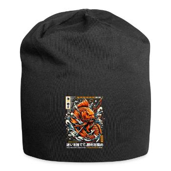 Koi Warrior Achieve Victory - Jersey-Beanie - Schwarz - Vorne
