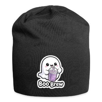 Kawaii Boo Brew Ghost - Bonnet en jersey - noir - Devant