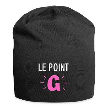 Point G humour partenaire sexe - Bonnet en jersey - noir - Devant