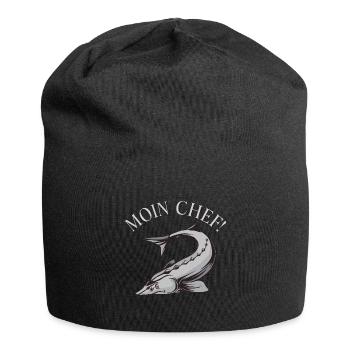 Esturgeon Moin Chef de l’élevage de parasites perturbateurs poissons parasites - Bonnet en jersey - noir - Devant