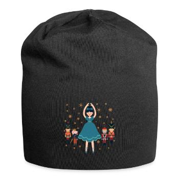 Klara Nussknacker Figur Prinz Ballett Weihnachts - Jersey-Beanie - Schwarz - Vorne