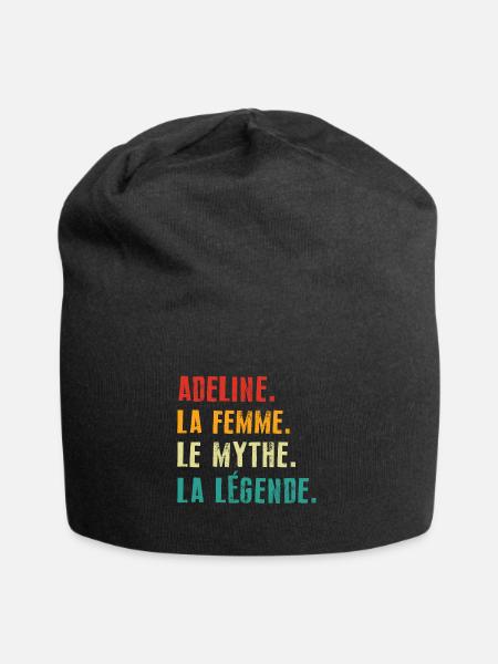 Adeline die Frau der Mythos die Legende - Jersey-Beanie - Schwarz