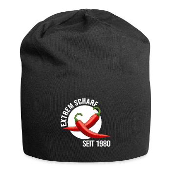 1980 geburtstag jubiläum extrem scharf party - Jersey-Beanie - Schwarz - Vorne