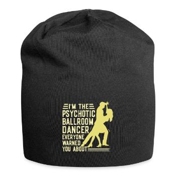 Tanzen Spruch Ballsaal Paartanz Tanz Tanzfläche - Jersey-Beanie - Schwarz - Vorne
