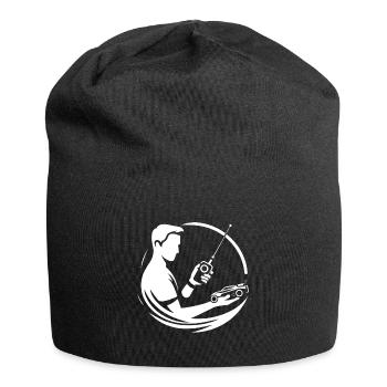 remotely controlled car minimalist - Jersey Beanie - black - Front