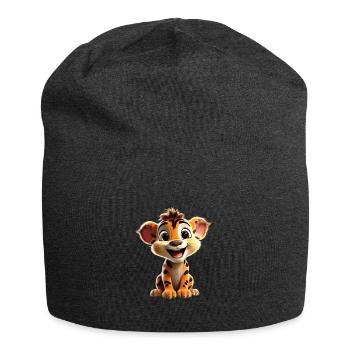 Merry Lion Cub - Jersey Beanie - charcoal grey - Front