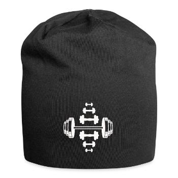 Musculation - Haltérophilie Fitness Workout Gym - Bonnet en jersey - noir - Devant