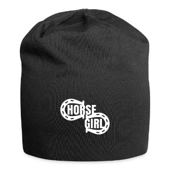 Rider Horse Horses Horse Lover Gift - Jersey Beanie - black - Front